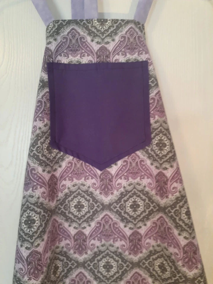 NUEVO Delantal cosido a mano para mujer - se adapta a tallas medianas, grandes, XL, XXL Foto 2 de 3