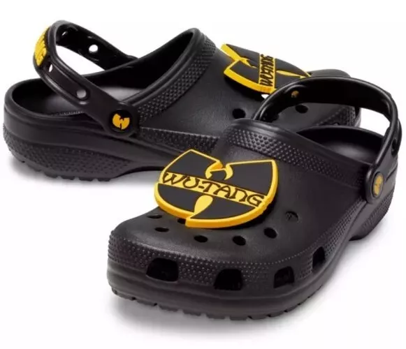 Size 9M/11W: Crocs x Wu-Tang Clan Black Classic Clog NWT 207759-001 In Hand