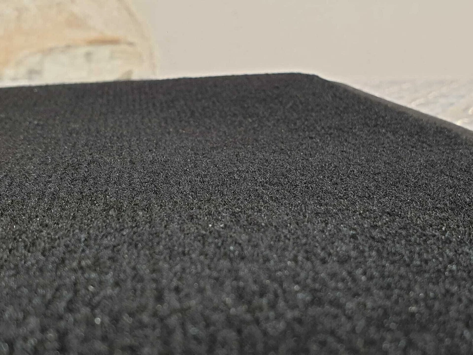 Juego de alfombras interiores de coche Carrelli con respaldo de arpillera negras para Austin MINI 1959-1993 Foto 4 de 4