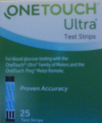 75 (3 X 25) ONE TOUCH ULTRA DIABETIC TEST STRIPS  FREE SHIPPING EXPIRE 9-30-2024