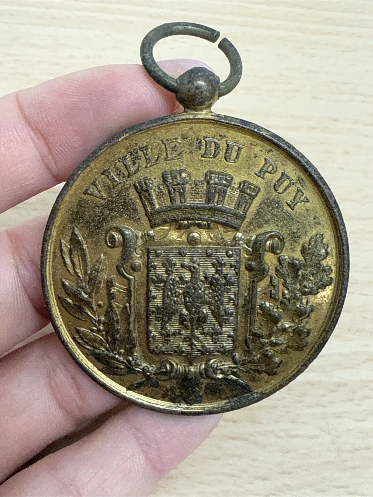 Médaille Ville De Puy Grand Concours Musical Du Puy 6 Et 7 Juillet 1890
