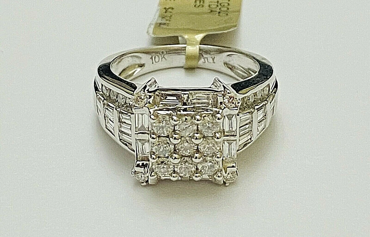 10k white gold ring cheap value