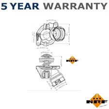 NRF Thermostat Coolant Fits Mercedes SLK CLK C-Class SL E-Class + Other Models