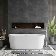 British Baths Brotton Oval Freestanding White Acrylic Bath 1700 x 780 - NEW!!!