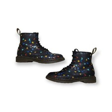 Doc Dr Martens Wild Heart Pascal Side Zip Combat Boots Girls 3 US