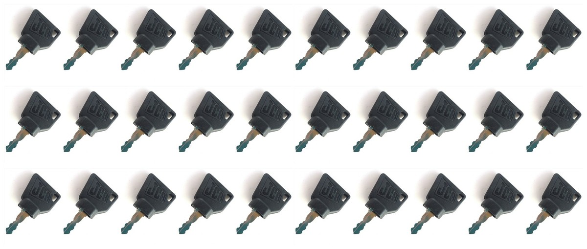30x Key For JCB Heavy Equipment Ignition Key OEM 701/45501 331