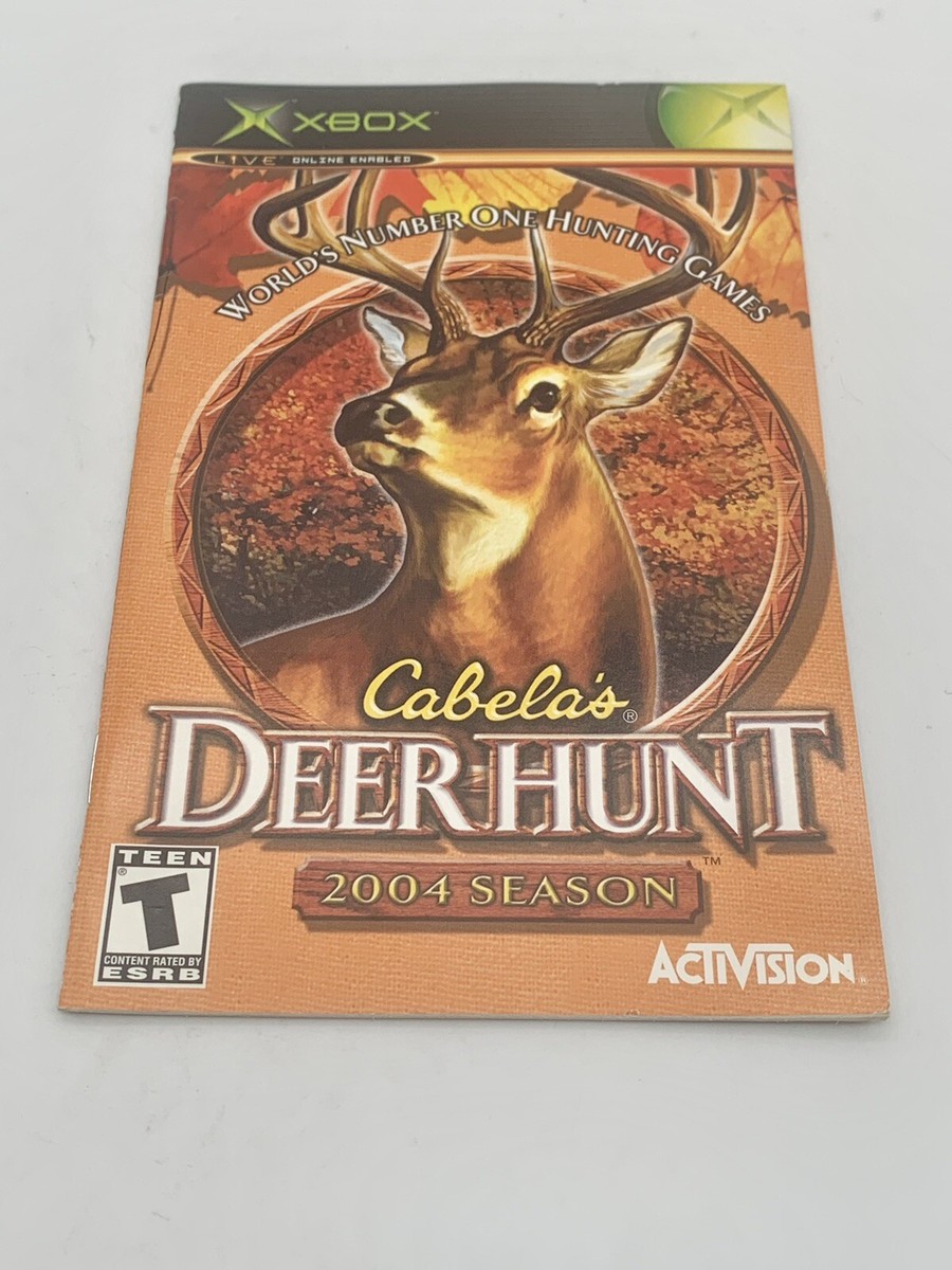 Cabela's Deer Hunt: 2004 Season - Original Xbox - Manual