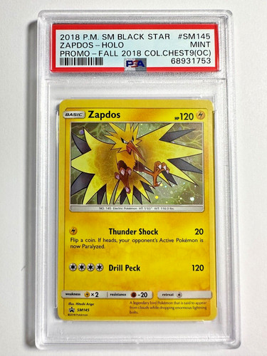 Zapdos graded PSA 9 for sale on eBay