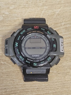 Vintage Casio Prt-40 1470 Pro-treck Triple Sensor Alti-Baro-Comp Alarm Watch