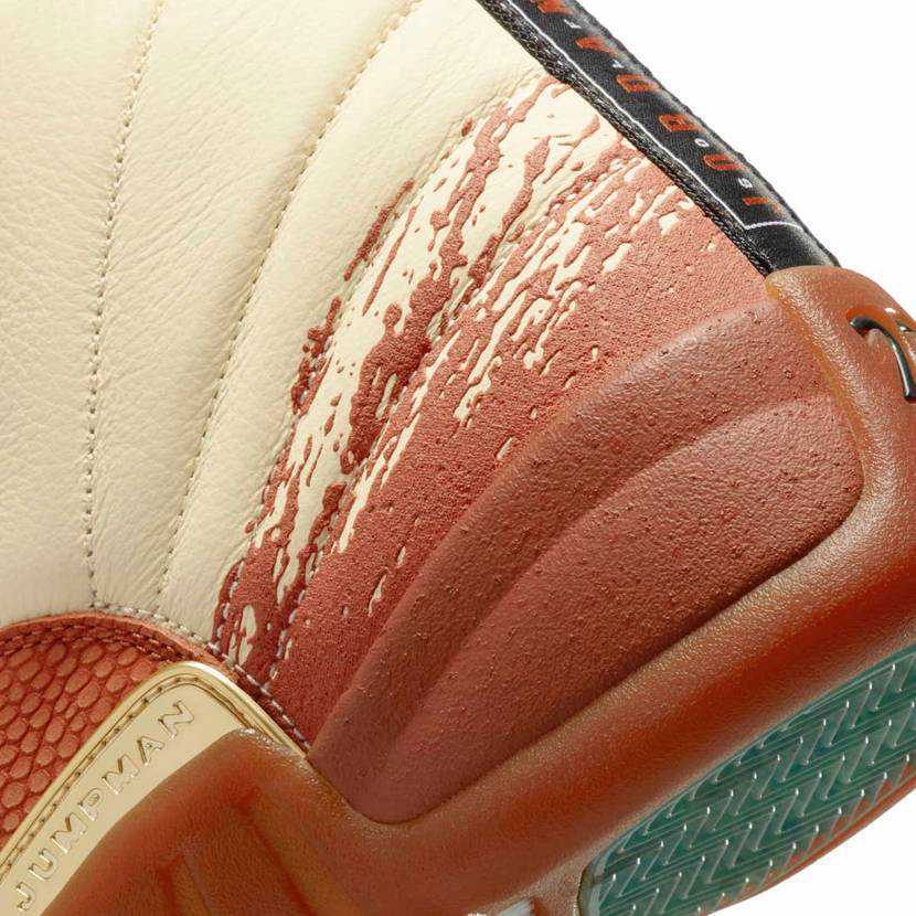 Eastside Golf × Nike Air Jordan 12 Muslin/Black Burnt