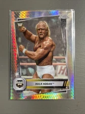 2025 Topps Chrome WWE Hulk Hogan Prism Refractor 