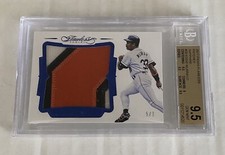 2017 Panini Flawless Eddie Murray Sapphire Patch #'ed 5/7 BGS 9.5