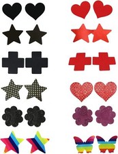 Women's Disposable Pasties Nipple Covers 12 Pairs