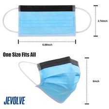 Foam Padding EarLoop 3Ply Level-3 Surgical Face Mask Non-Woven Individually Pack