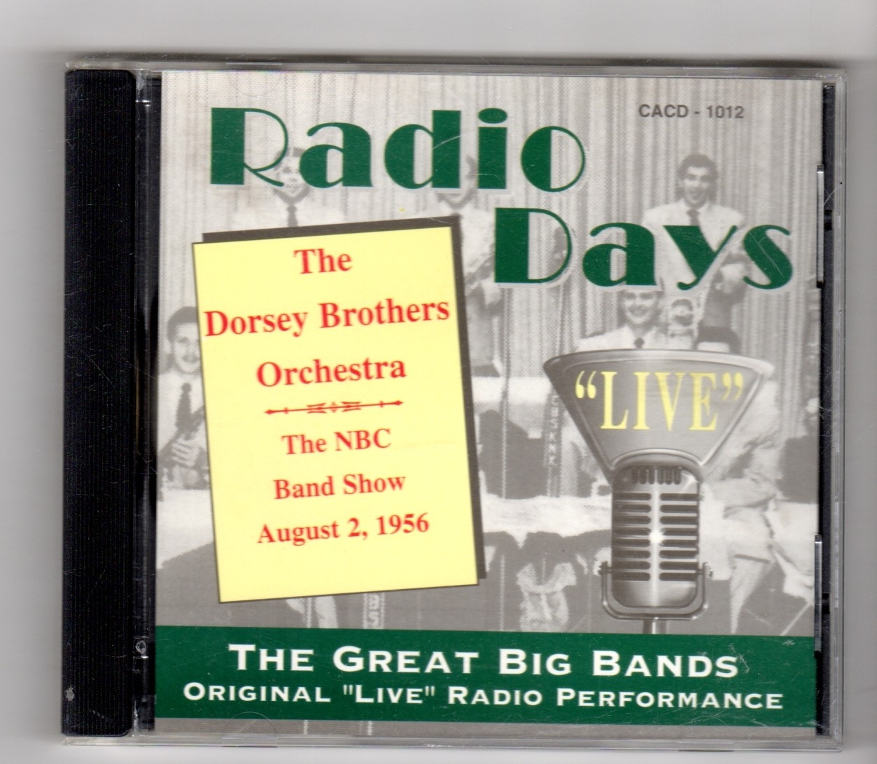 (IN969) The Dorsey Brothers Orchestra, Radio Days Live - CD
