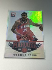 2012-13 Panini Marquee Basketball #100 Philadelphia 76ers Thaddeus Young
