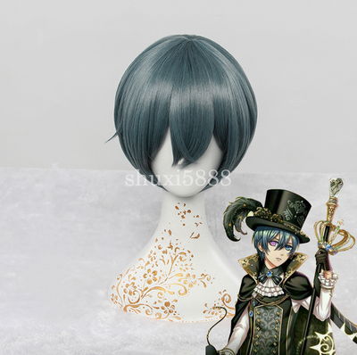 Anime Black Butler Ciel Phantomhive Wig Daily Short Hair Cosplay