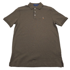 Polo Ralph Lauren Polo Shirt Mens Small Wilson Olive Green Soft Cotton NWT