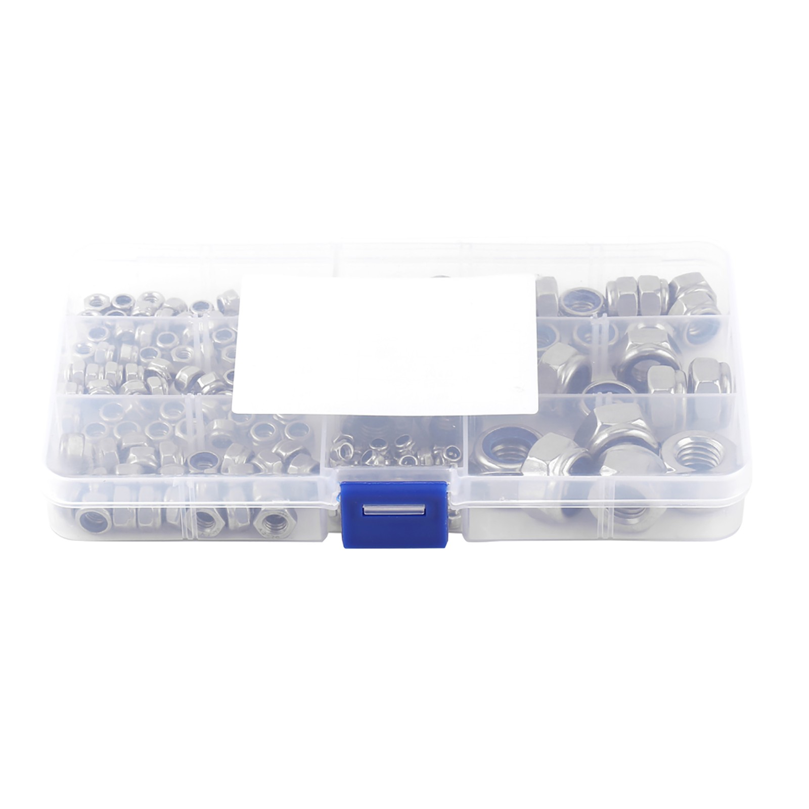 165pcs SS304 Nylon Insert Locknut Assortment Kit M3 M4 M5 M6 M8 M10 M12♡