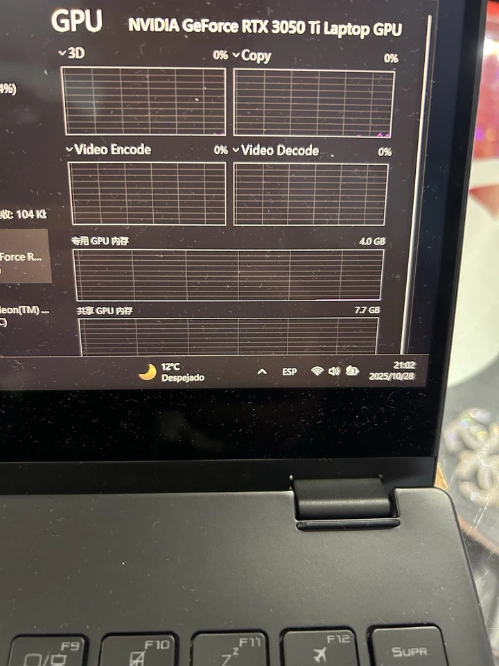 ASUS ROG Flow X13 Laptop R9 5900HS RTX 3050Ti, 120hz 16GB 512g SSD portatil - Immagine 3 di 4