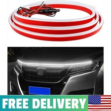 Car Hood Light Strip, 59 Inch Silicone Flexible Daytime Vehicle LED Running Ligh