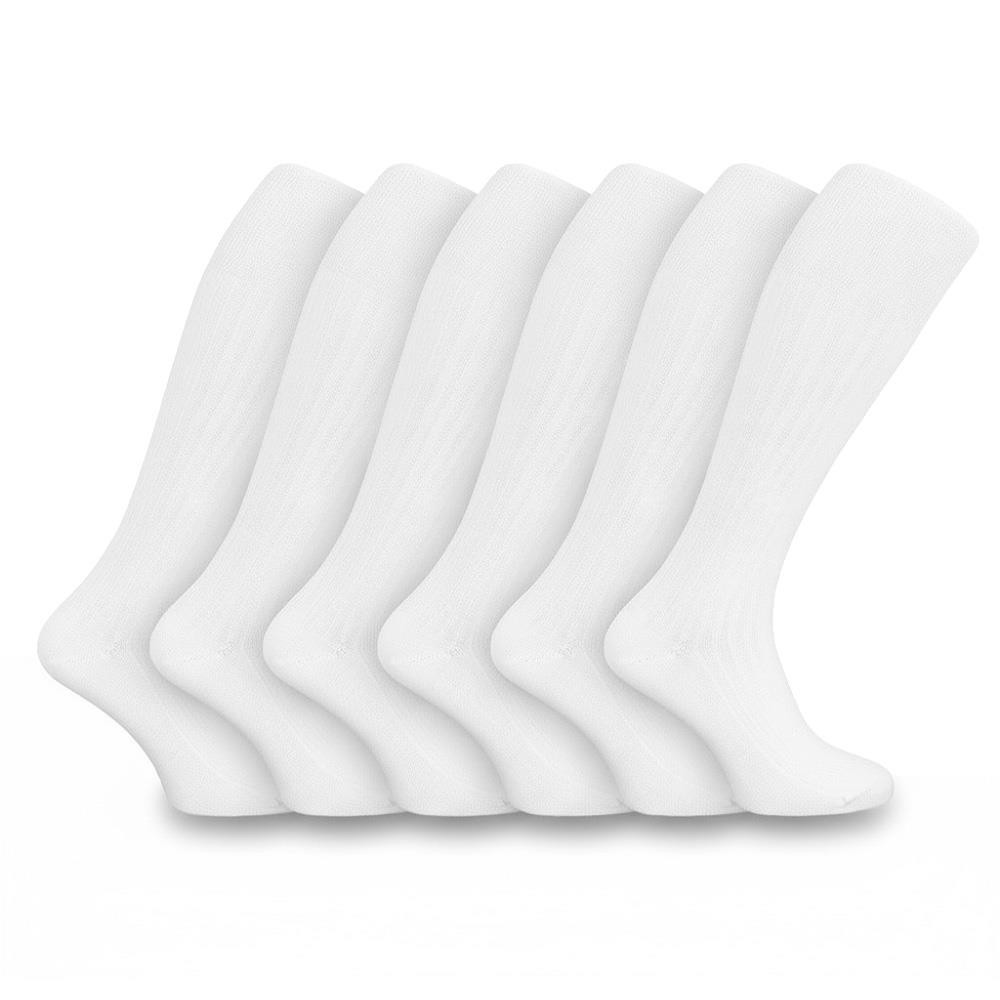 Pantalón Largo Calcetines Hombre Tradicional 100% Algodón Completo Rodilla 6 O