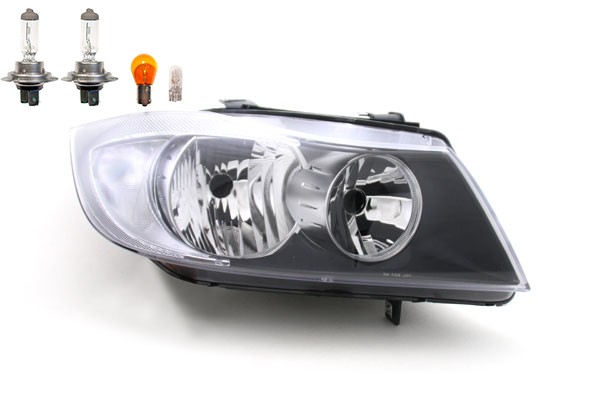 Scheinwerfer Passend FüR BMW 3 E90 E91 01/05-08/08 Rechts Mit Leuchtmittel-image
