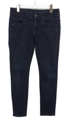 G-STAR Lynn Mis Skinny Jeans Damen W31/L32 Schwarz Denim Zip Stretch