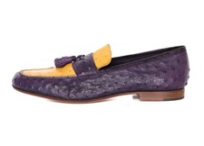 NWT MAX KIBARDIN tassel LOAFERS genuine ostri...
