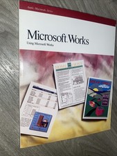 Microsoft Works 2.0 Lessons for Apple Macintosh Book