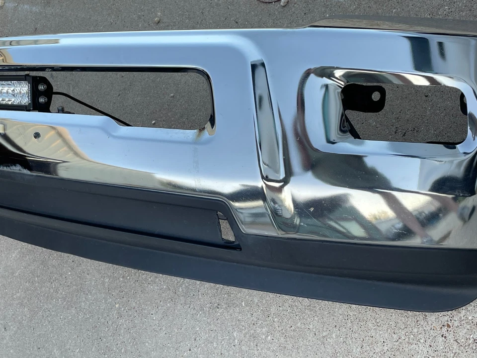 2011-2016 OEM DODGE RAM 2500 3500 PARA-CHOQUE DIANTEIRO...OPÇÃO DE NEBLINA...CROMO - Imagem 3 de 4
