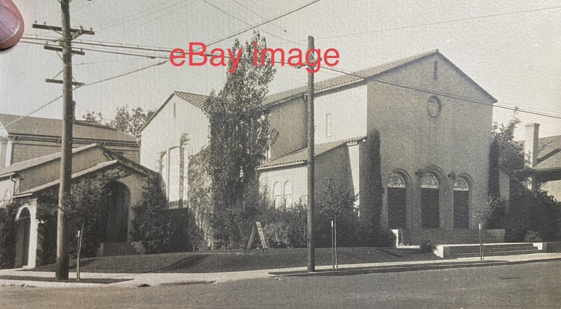 ca.1930's PETALUMA, Calif. First Church of Christ Scientist BUILDING PHOTOGRAPH