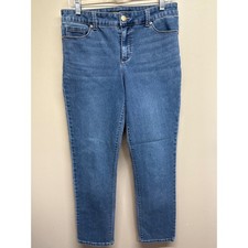 Bandolino Women's Amy Stretch Denim Straight Leg Jeans Size 8