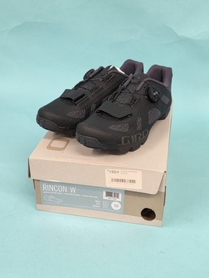 NEW Giro Rincon W Women's Cycling Shoes, MTB, EU 39, US 7.5, Black, MSRP $150