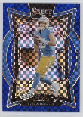 2024 Panini Select Concourse Blue Prizm /249 Justin Herbert #41 1k3