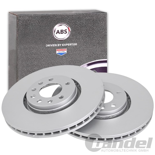 2X A.B.S. Bremsscheiben 314Mm Vorne Passend FüR Cadillac BLS Opel Signum Vectra-image