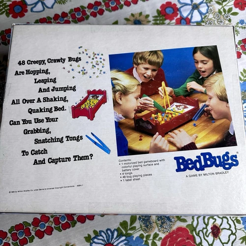 Vintage 1985 BED BUGS Skill Game #4509 Complete & Tested ~ Milton Bradley - Picture 13 of 13