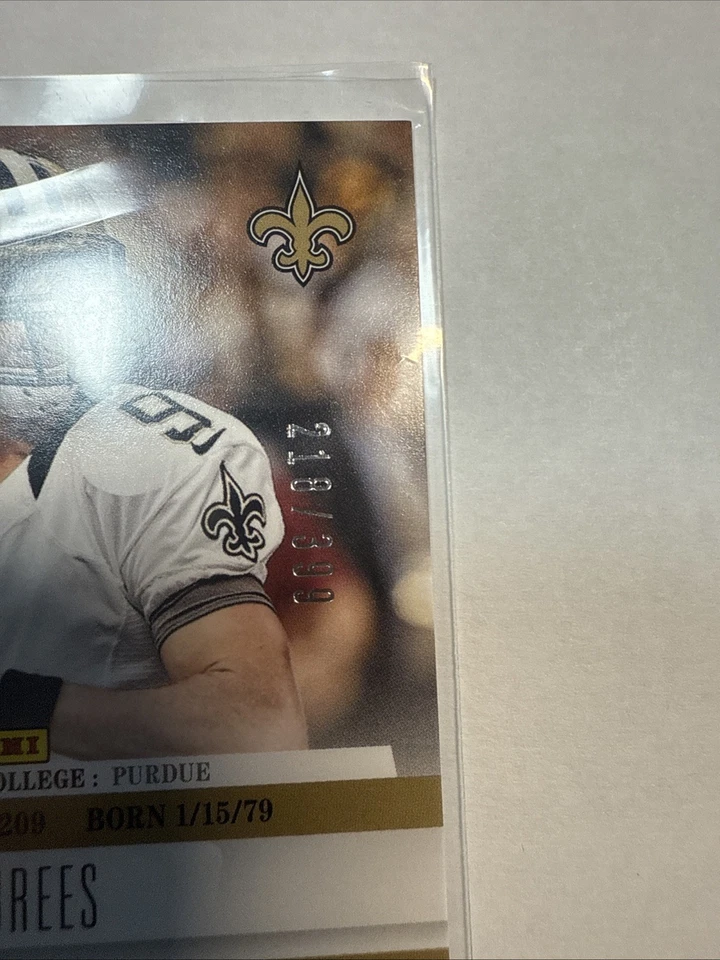 2012 Limited #60 Drew Brees /399 NEW ORLEANS SAINTS Panini - Image 3 of 3