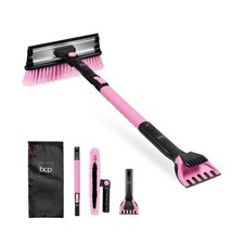 Best Choice Products Snow Brush with Squeegee & Ice Scraper, Up to 39" Extend...