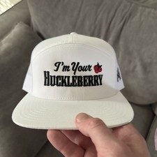 I’m Your Huckleberry White Richardson 168 7 Panel Flat Bill SnapBack Hat
