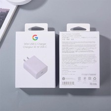 Google 30W Fast Wall Charger/Type-C to C Compatible Google Pixel 6/7/8/9 - USA