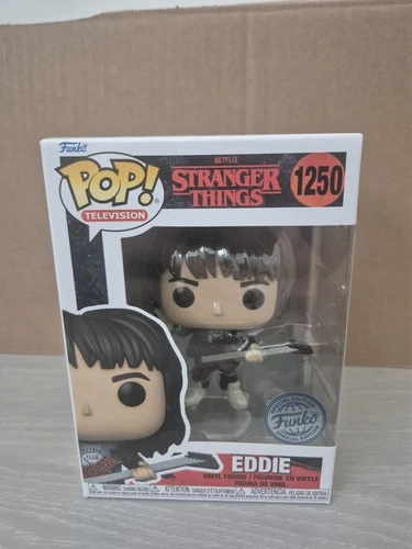 Stranger Things Funko Pop Eddie #1250 - Special Edition Funko RARE