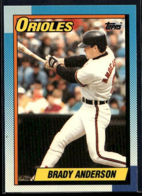 1990 Topps - Brady Anderson #598 Collector's Edition (Tiffany)