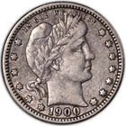 1900-O Barber Quarter 25c XF+ Extremely Fine New Orleans Silver Liberty