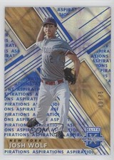 2019 Panini Elite Extra Edition Aspirations Blue 10/75 Josh Wolf #53 0a3