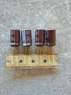 Nichicon 470uF 50V PW Kondensator Radial Menge Wählbar 1-10 Stück