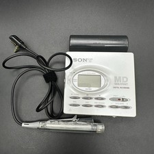 Sony MZ-R91 Portable MD Recorder Walkman Playback  Recording Tested