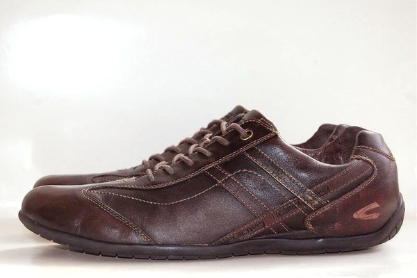 Men Camel Active Loafers Burgundy Leather 46