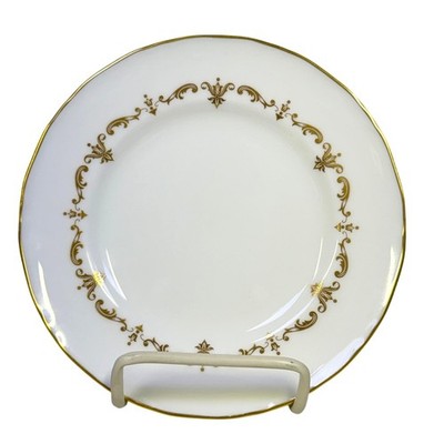 Royal Worcester Retired Gold Chantilly Bone China 6 1/8'' Bread/Dessert Plate(s)
