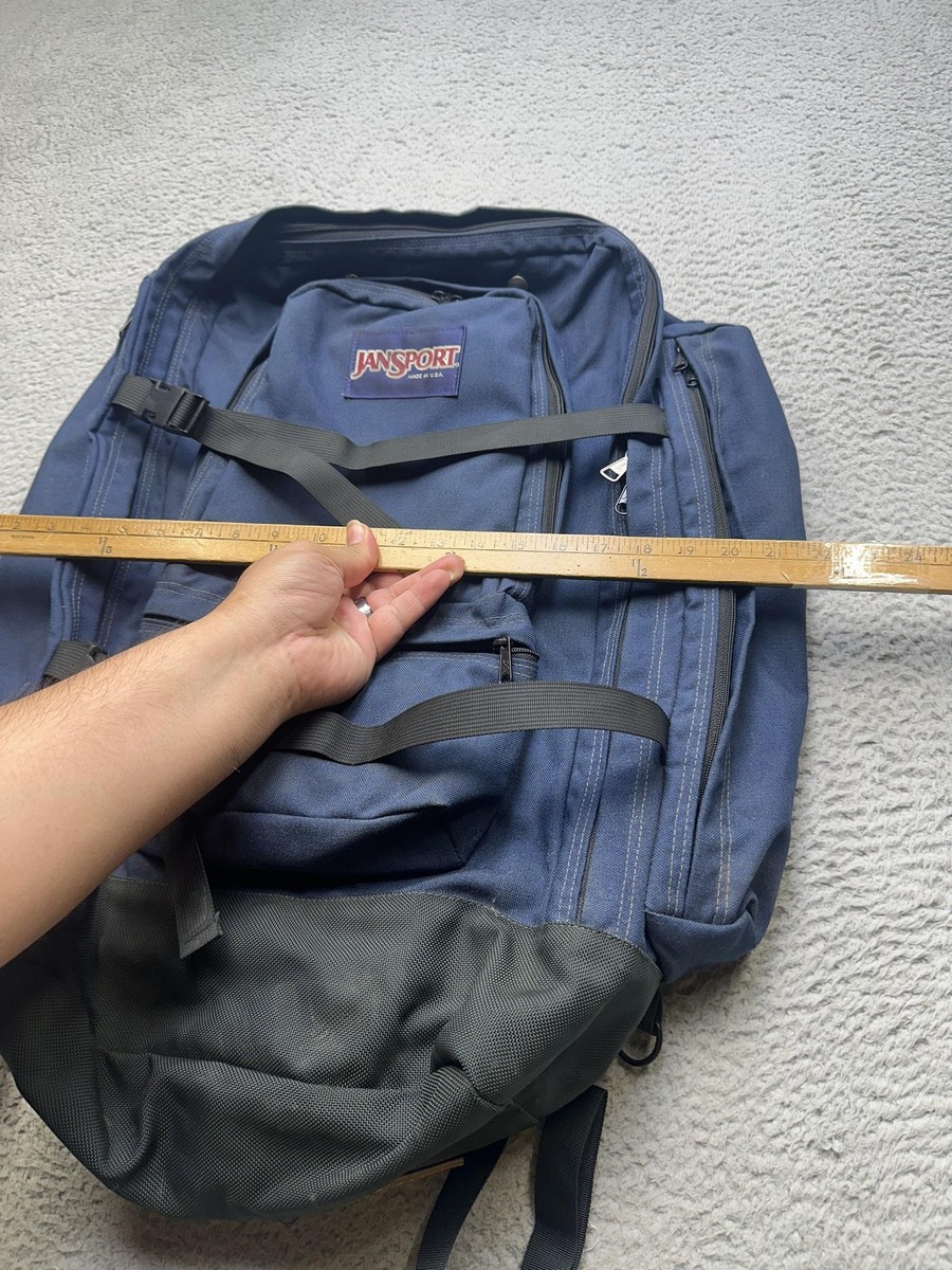 Vintage JanSport Backpack Made USA Hiking Large Outdoor Travel Bag